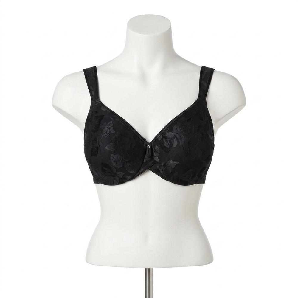 NEW WACOAL seamless full figure underwire bra in black